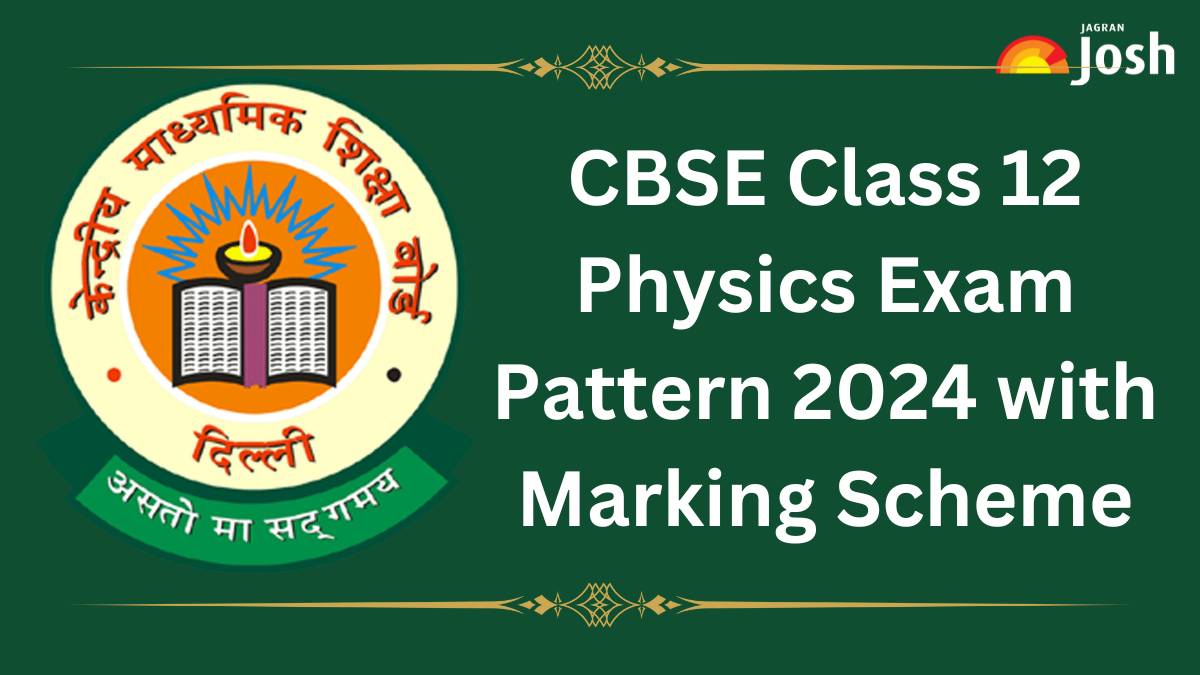 CBSE Class 12 Physics Exam Pattern 2024 with Marking Scheme and Topic-wise Weightage