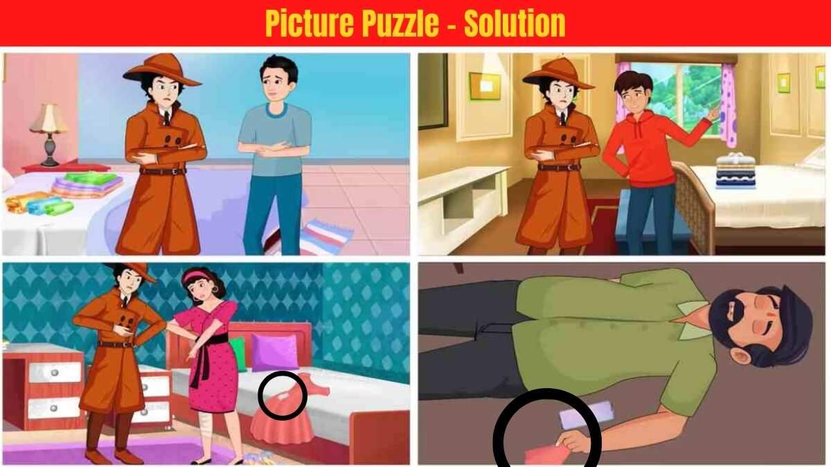 Picture Puzzle IQ Test: Find Who Is the Killer in 8 Seconds – Only for the Top 1% IQ!
