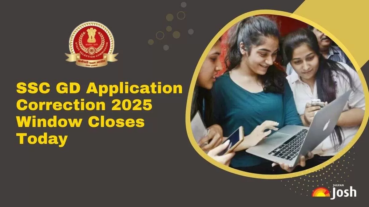 SSC GD Constable 2025 Application Correction Window Closes Today