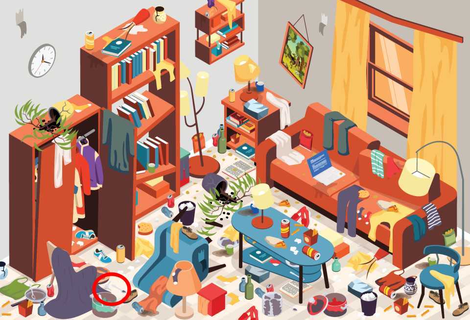 Brain Teaser IQ Test - Can you find the pair of keys in the room in 10 ...