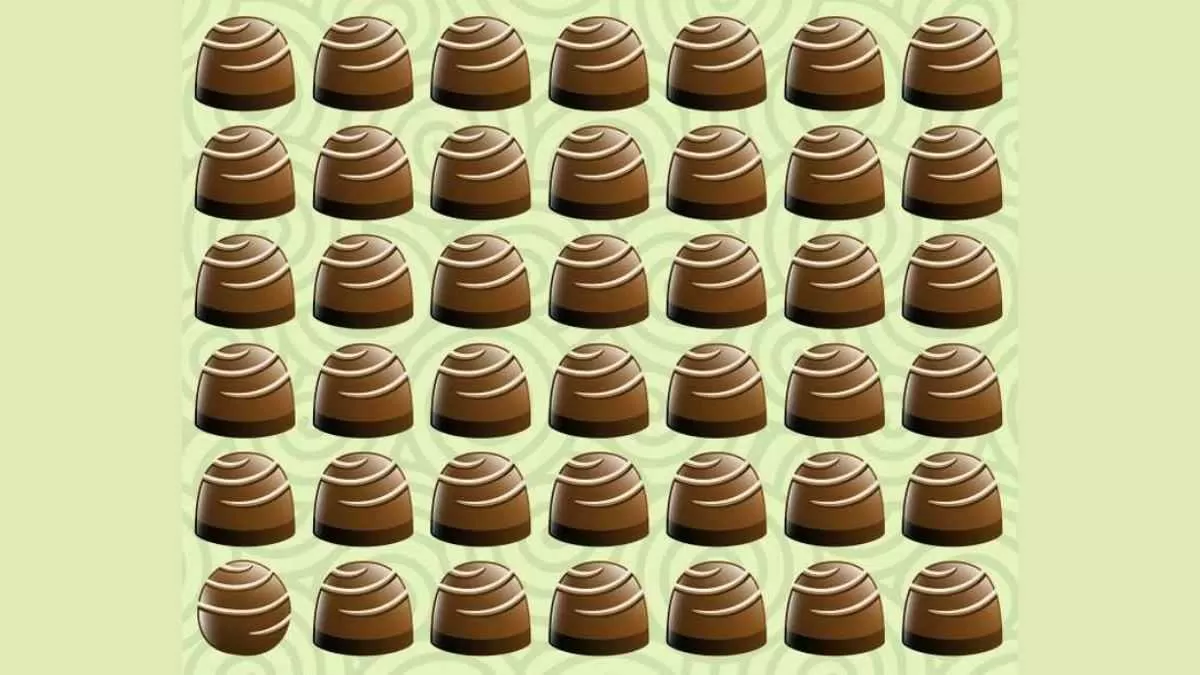 Find the different chocolate in 3 seconds!