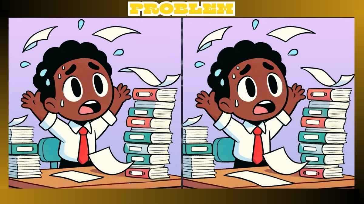 Find 3 Differences in Anxious Employee Pictures in Just 18 Seconds