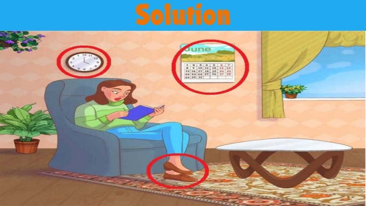 Picture Puzzle IQ Test: Can You Spot Three Mistakes in 10 Seconds?