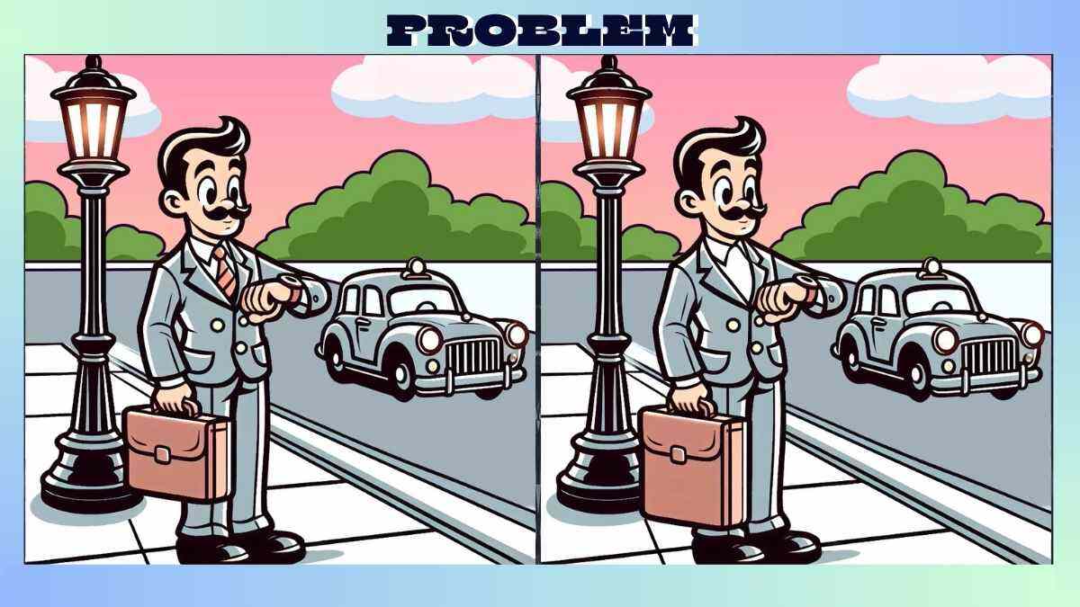 Find 3 Differences in 22 Seconds in Gentleman in Suit Picture