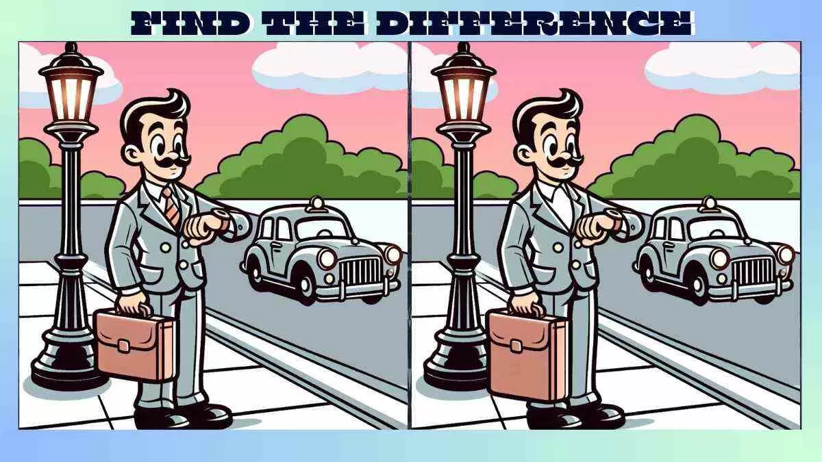 Find 3 Differences in 22 Seconds in Gentleman in Suit Picture