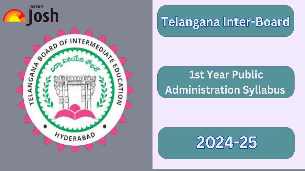 TS Inter 1st Year Public Administration Syllabus 2024-25: Download Detailed Syllabus PDF For Free! 