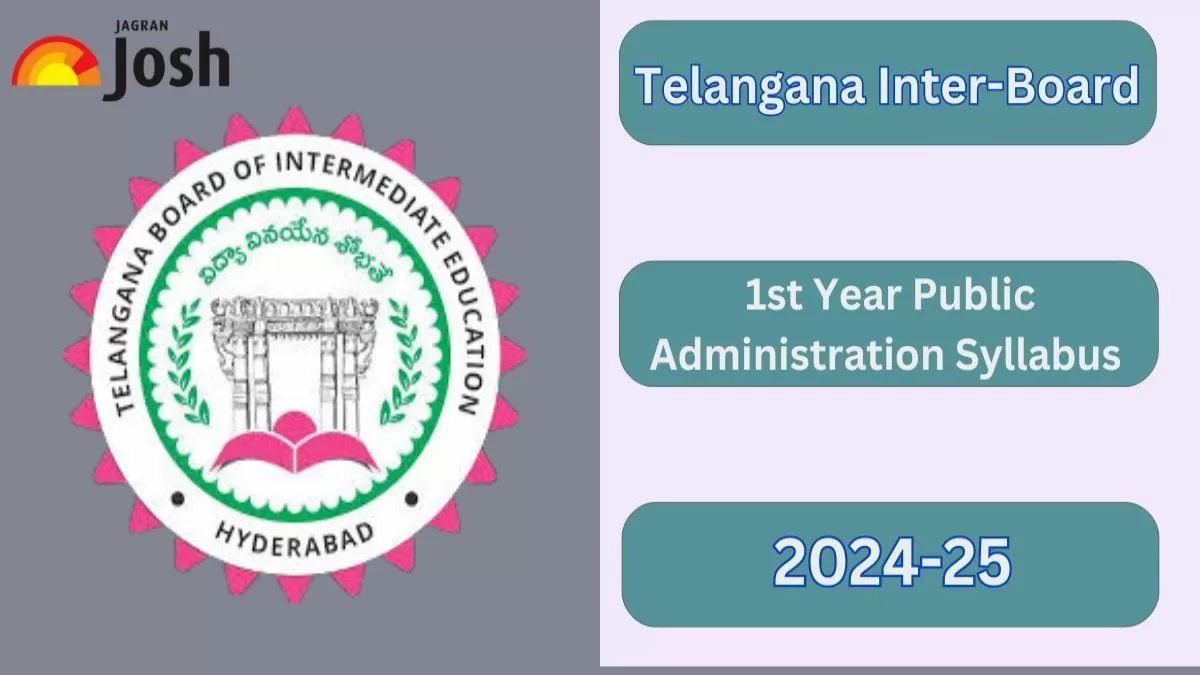 TS Inter 1st Year Public Administration Syllabus 2024-25