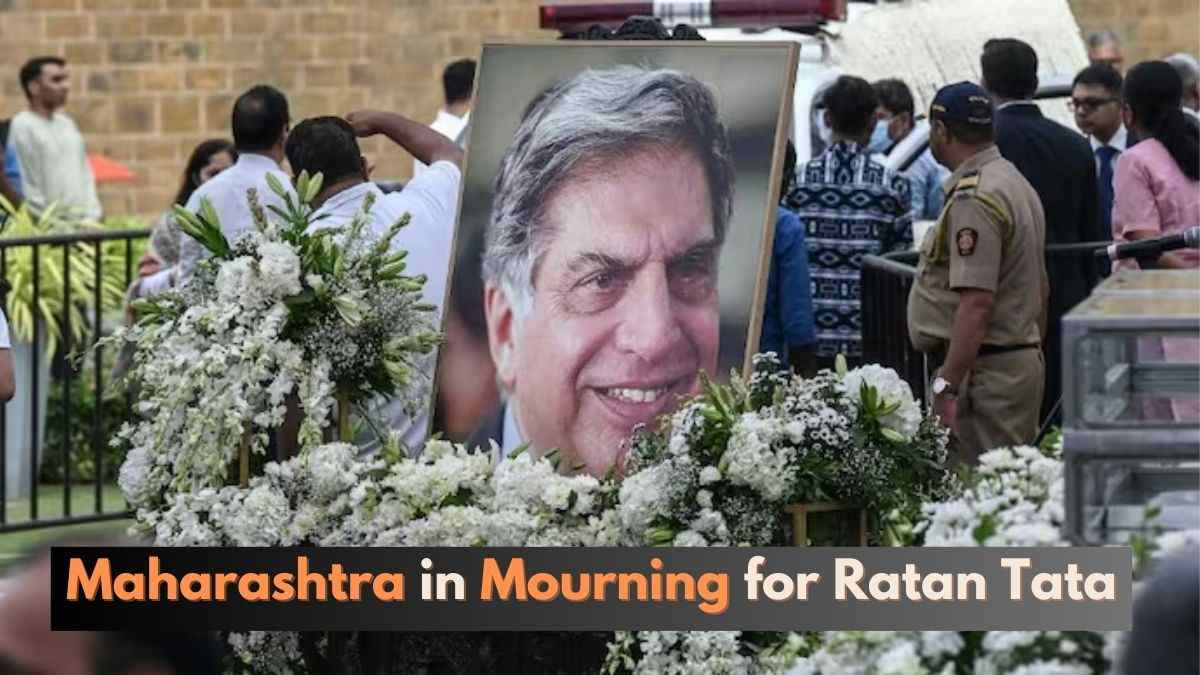 Maharashtra in Mourning for Ratan Tata: No Government Events, Flags at Half-Mast