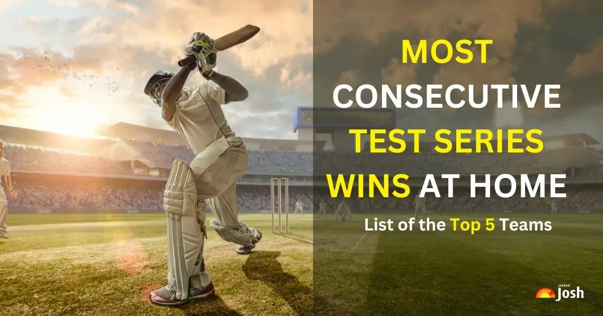 Most Consecutive Test Series Wins at Home