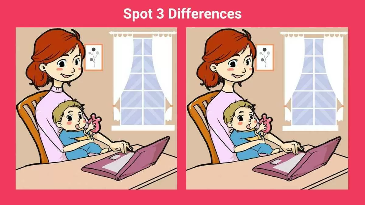 Spot 3 differences in 10 seconds