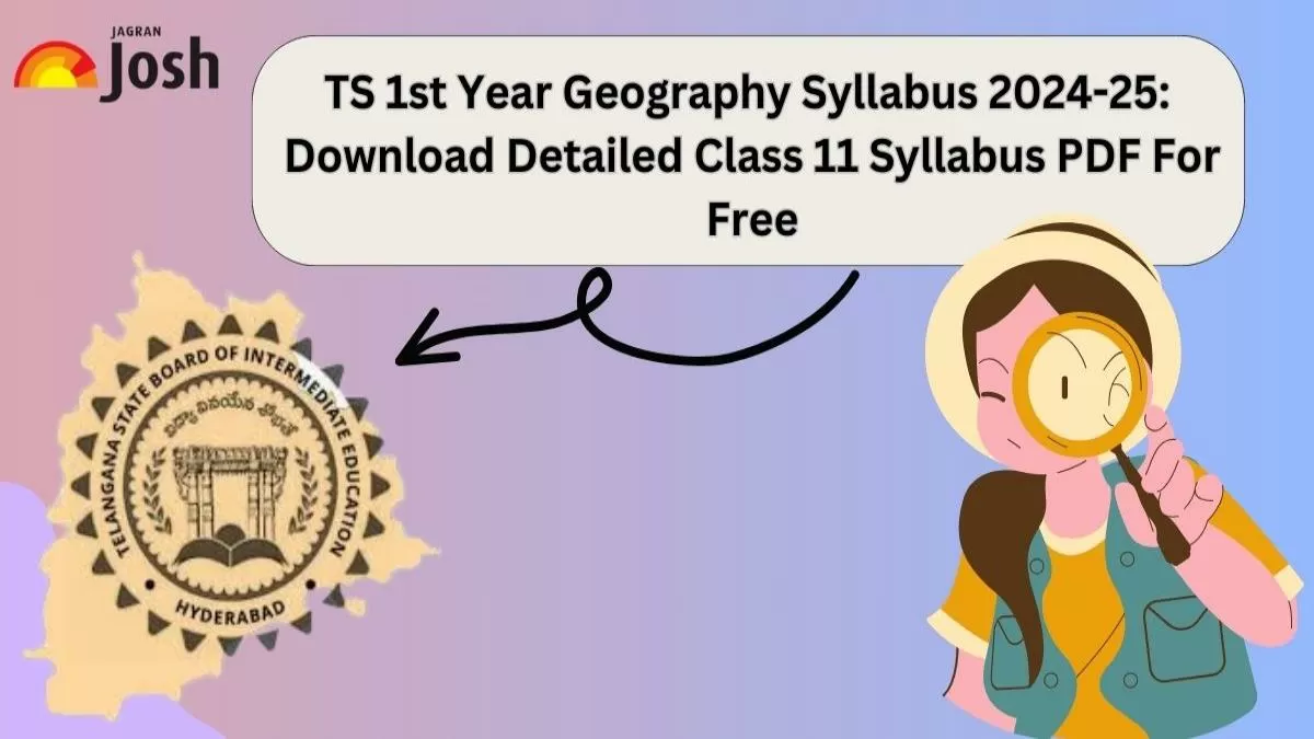 TS 1st Year Geography Syllabus 2024-25 Download