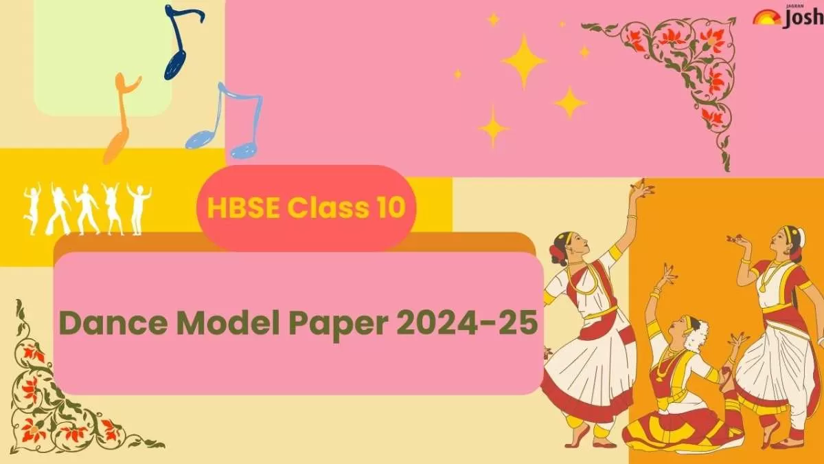 Haryana Board Class 10 Dance Model Paper and Marking Scheme.