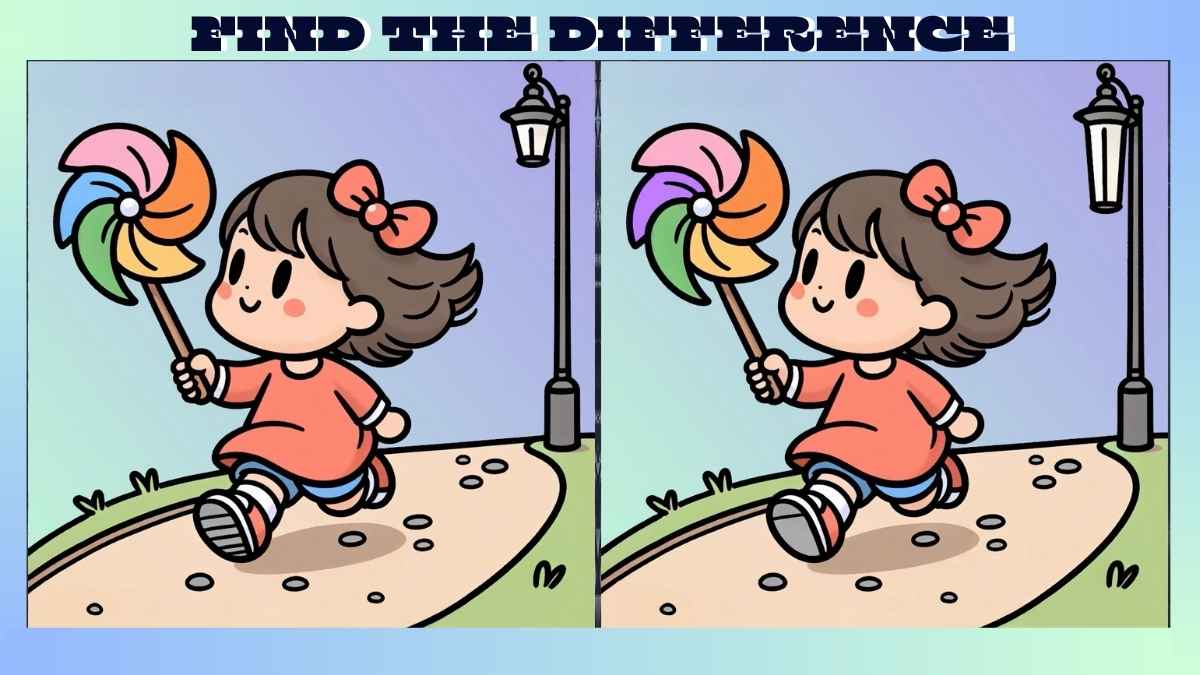 Find 3 Differences in 23 Seconds in These Pinwheel Girl Pictures!