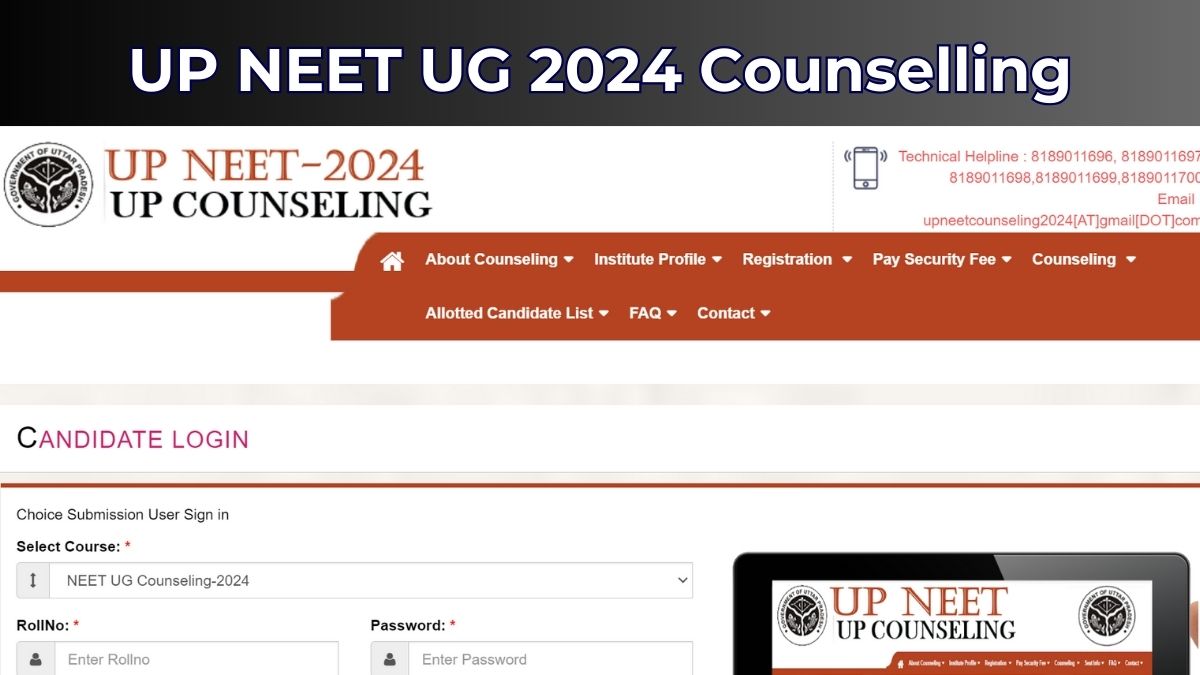 UP NEET UG Counselling 2024 Round 3 Choice Filling Commences 