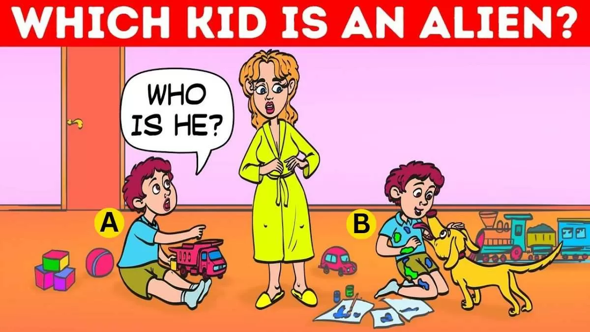 Which kid is an alien?