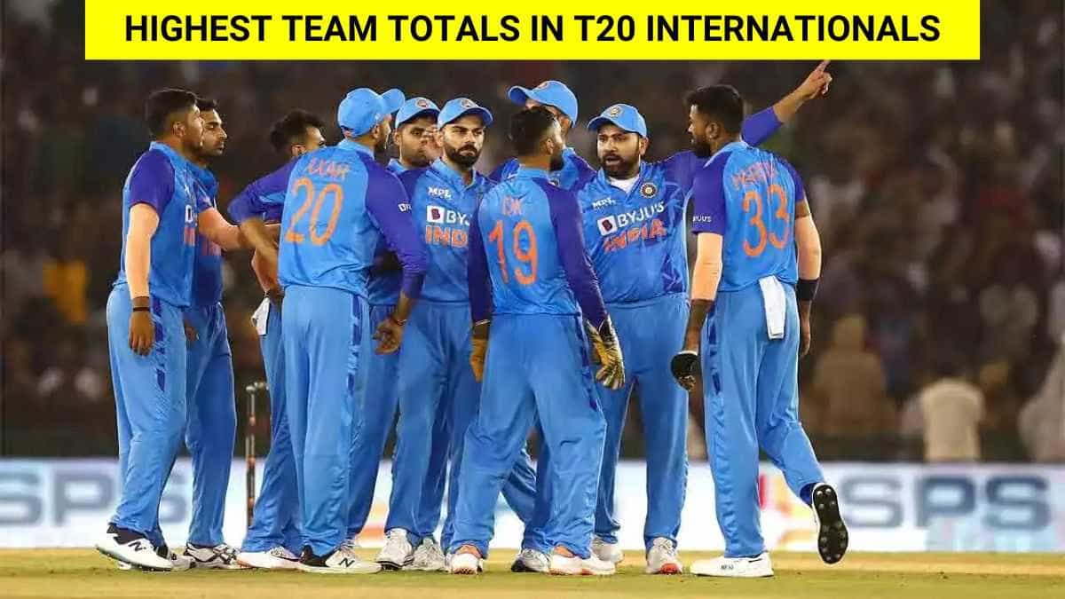 Highest T20 Score: List of Top 10 Highest Team Totals in T20 Internationals