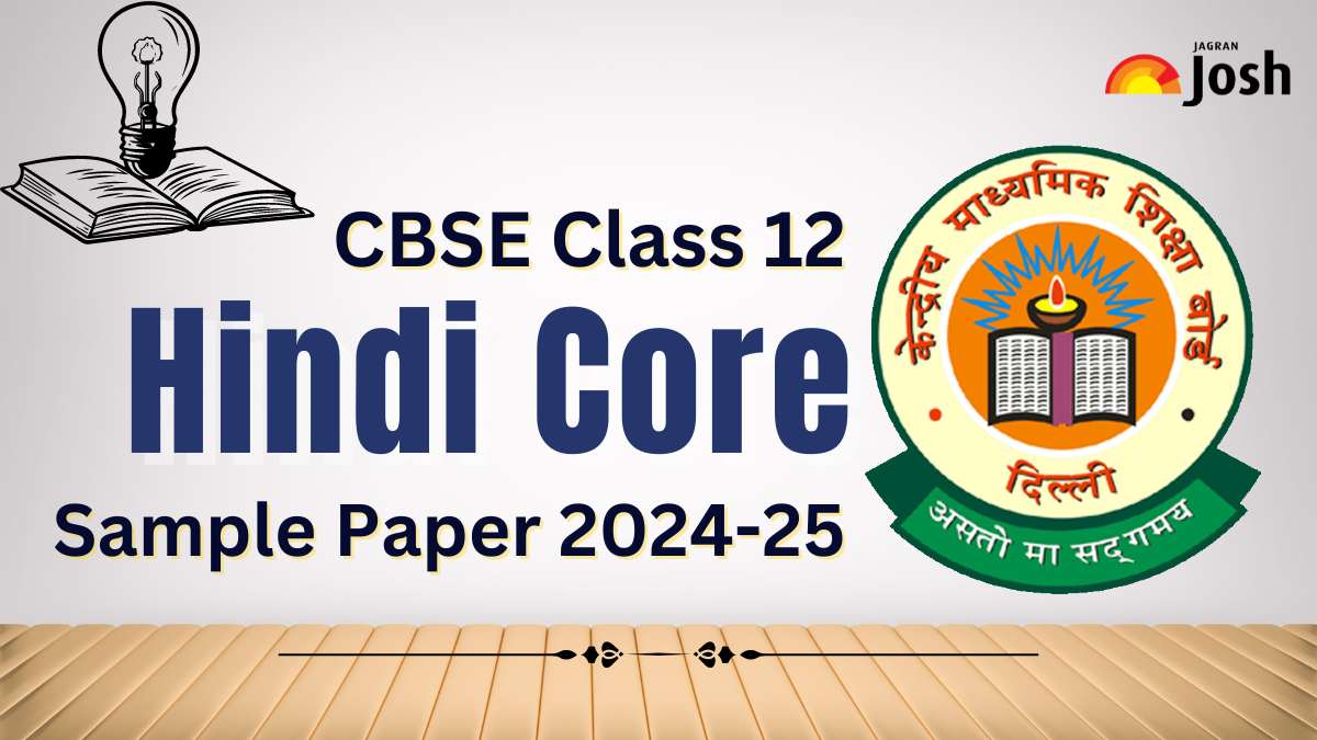  CBSE Class 12th Hindi Core Sample Paper and Marking Scheme 2025: Download Free PDF