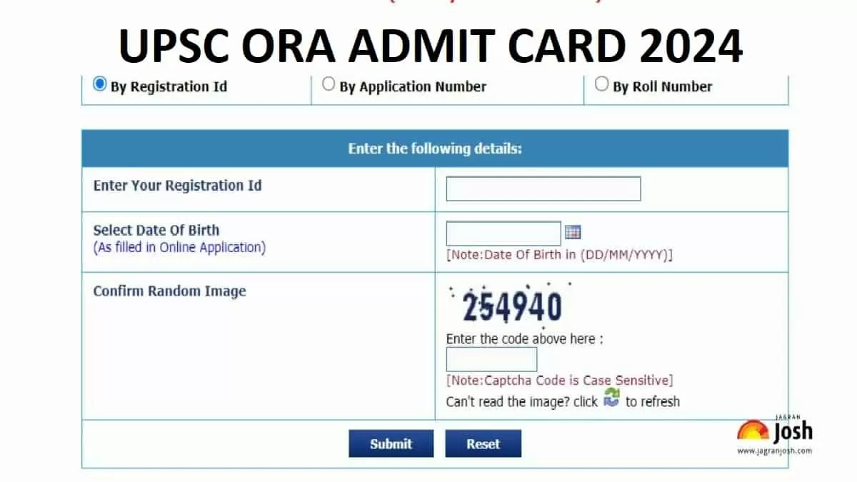 UPSC Admit Card 2024 OUT at upsconline.nic.in: Download ORA Hall Ticket for Various Posts