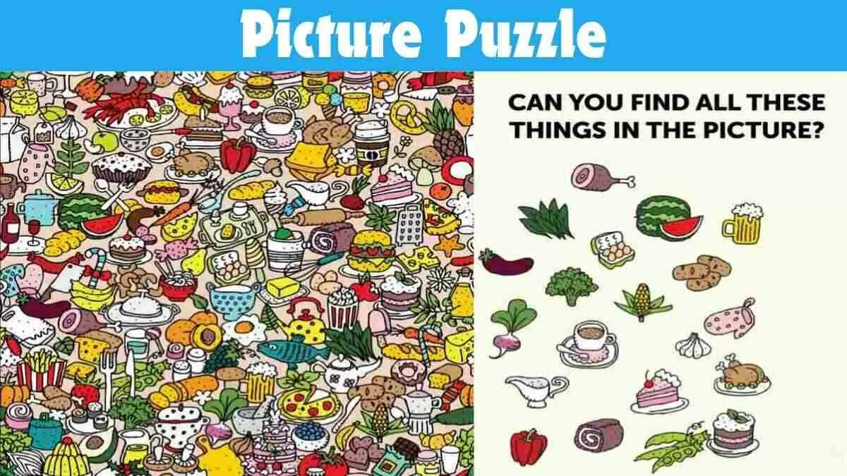 Brain Teaser IQ Test: Can You Find All Objects in 20 Seconds?