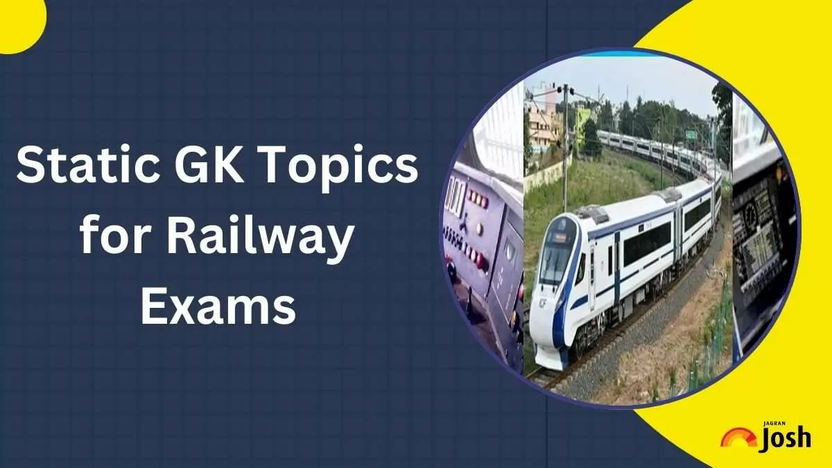 Railway Exam Static GK Topics 2024