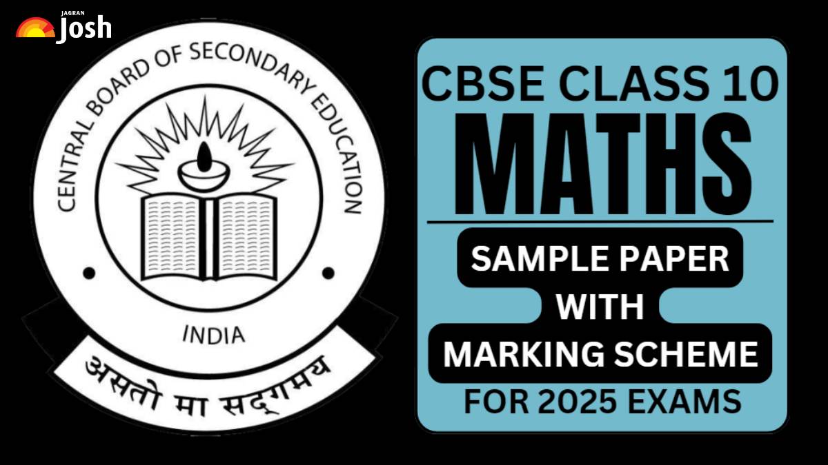 CBSE Class 10 Maths (Standard) Sample Paper and Marking Scheme 2024-25, FREE PDF Download