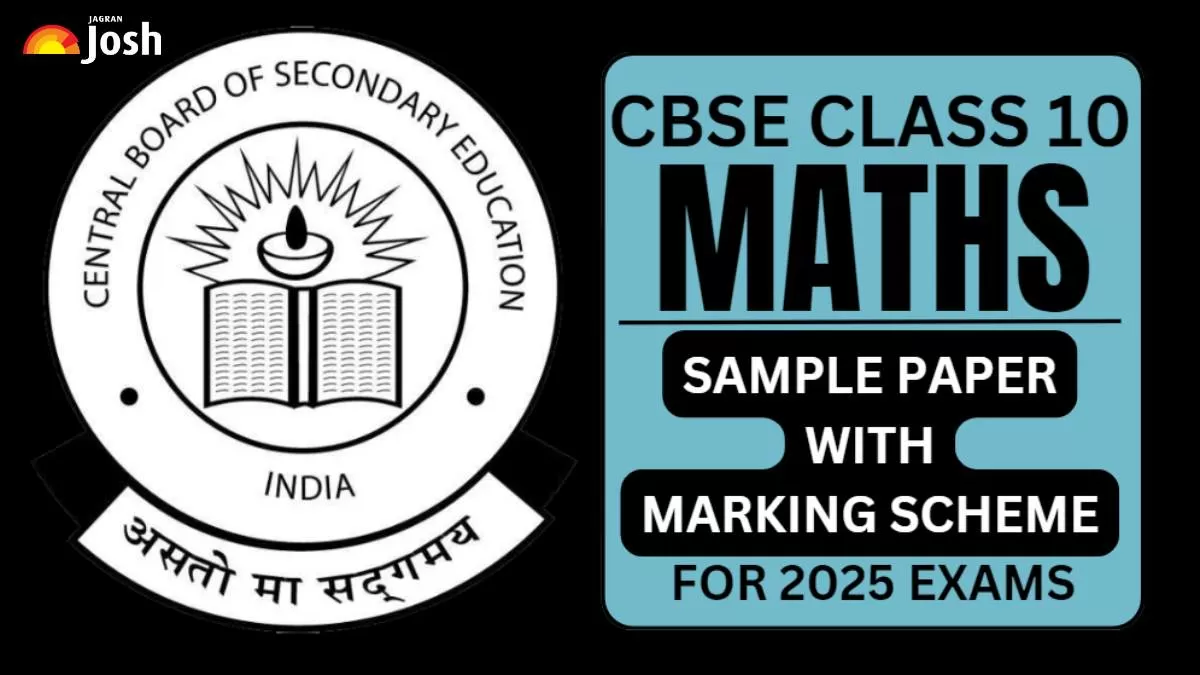 Get here Maths Sample Paper 10th Class 2024-25 With Solutions PDF.