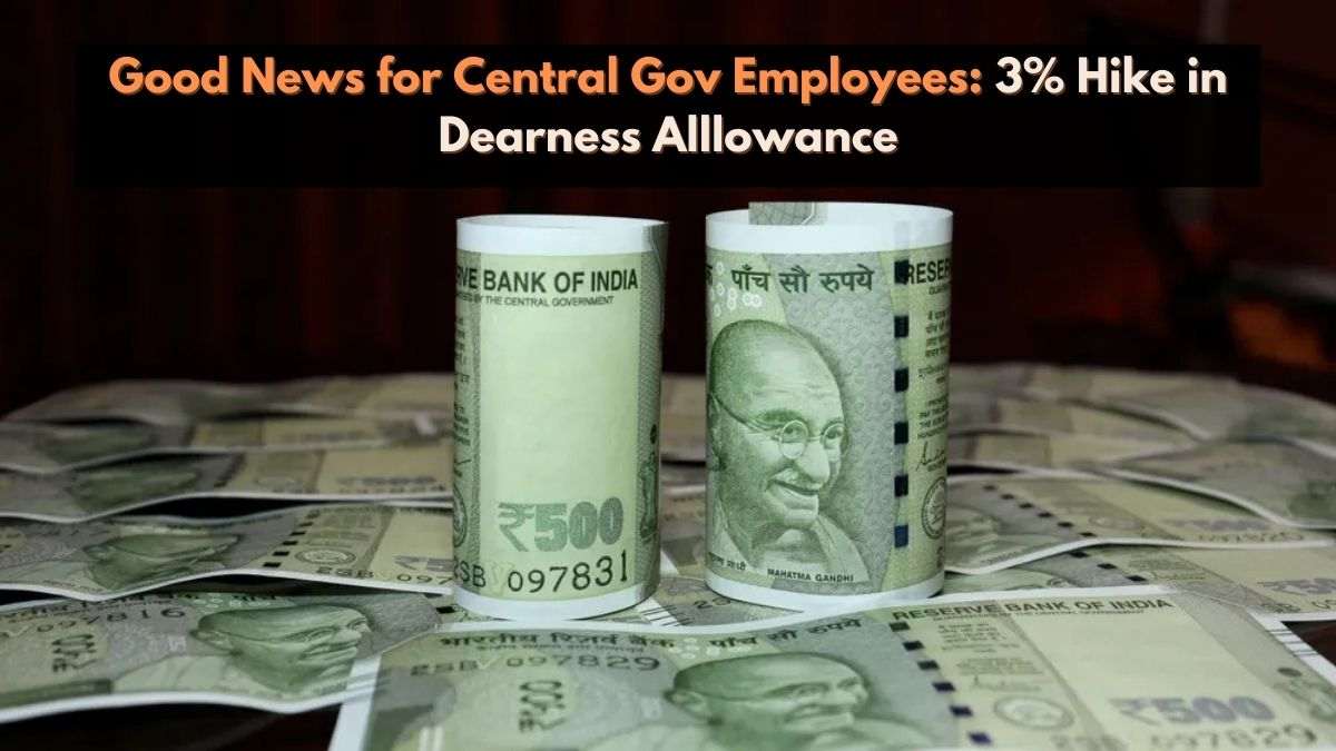 DA Hike: Modi Cabinet Announces 3% Hike to Government Employees Ahead of Diwali!