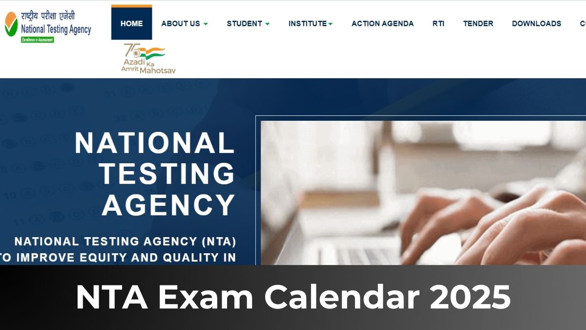 NTA Exam Calendar 2025 Soon, Download PDF at nta.ac.in