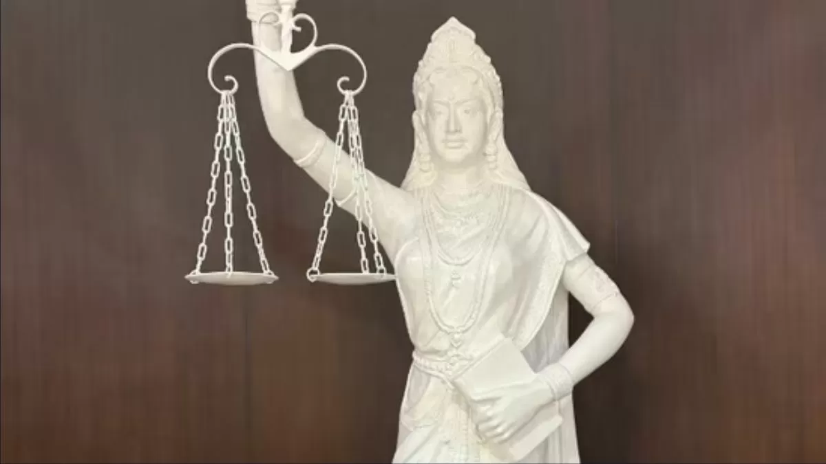 New Look Of 'Lady Of Justice': सुप्रीम कोर्ट में 'लेडी ऑफ जस्टिस' की नई प्रतिमा का अनावरण किया गया है.