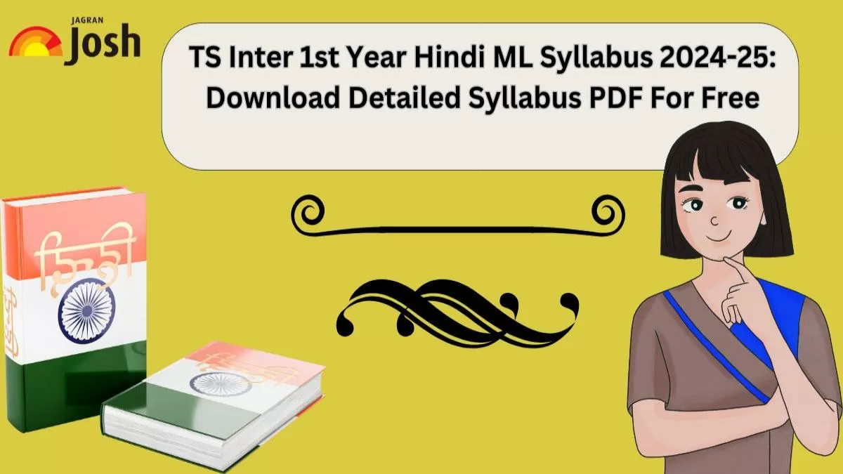 TS Inter- 1st Year Hindi (ML) Syllabus 2024-25 Free PDF Download
