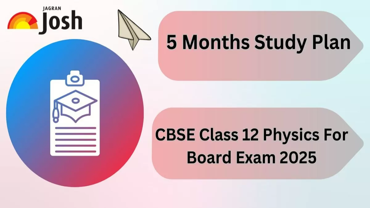 5 Months Study Plan For CBSE Class 12 Physics Board Exam