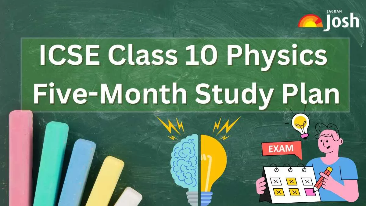 Get here ICSE Class 10 Physics Five Months Study Plan for 2024-25 Board Exams.