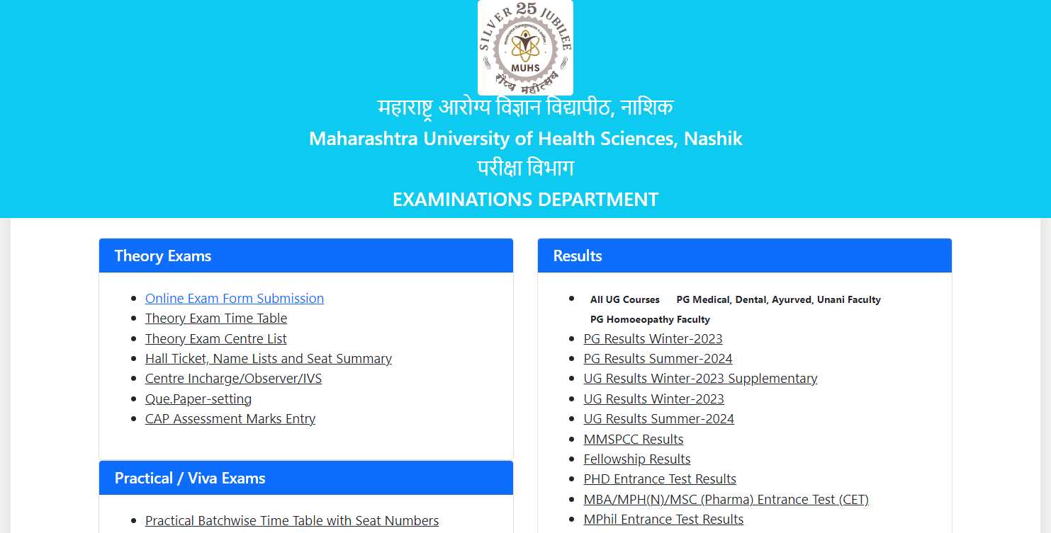 MUHS Result 2024 OUT: महाराष्ट्र यूनिवर्सिटी ऑफ हेल्थ साइंस UG, PG परीक्षा मार्कशीट muhas.edu.in जारी, ये रहा Direct Link