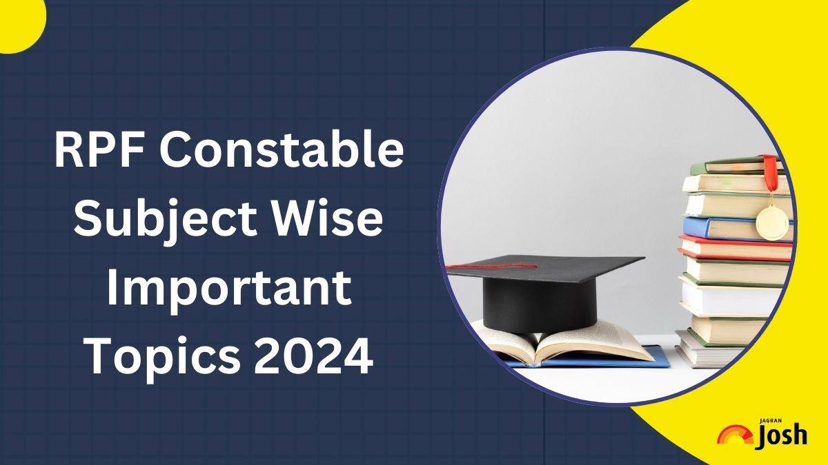 RPF Constable 2024 Important Topics and Questions Subject Wise