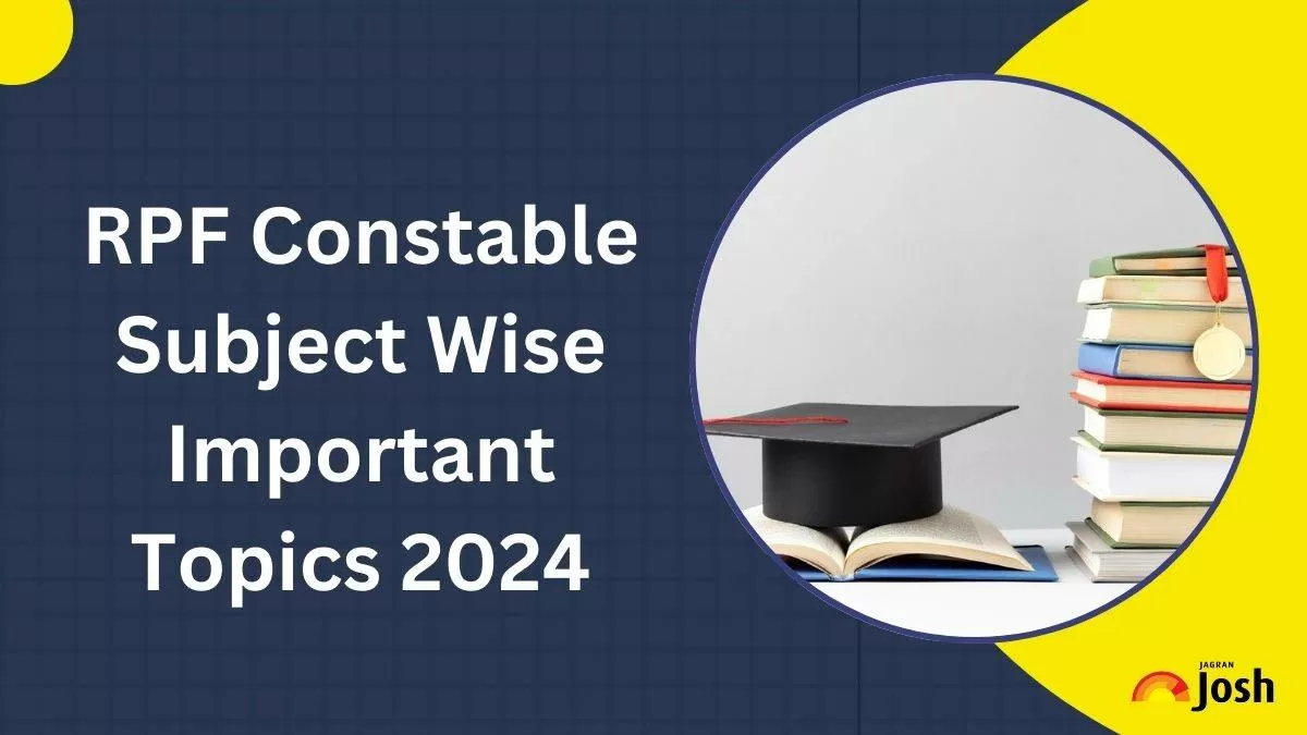 RPF Constable Subject Wise Important Topics 2024