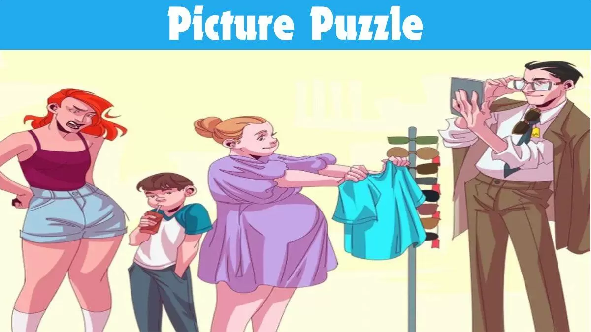 Picture Puzzle IQ Test: Which person is the thief? Solve in 23 Seconds!