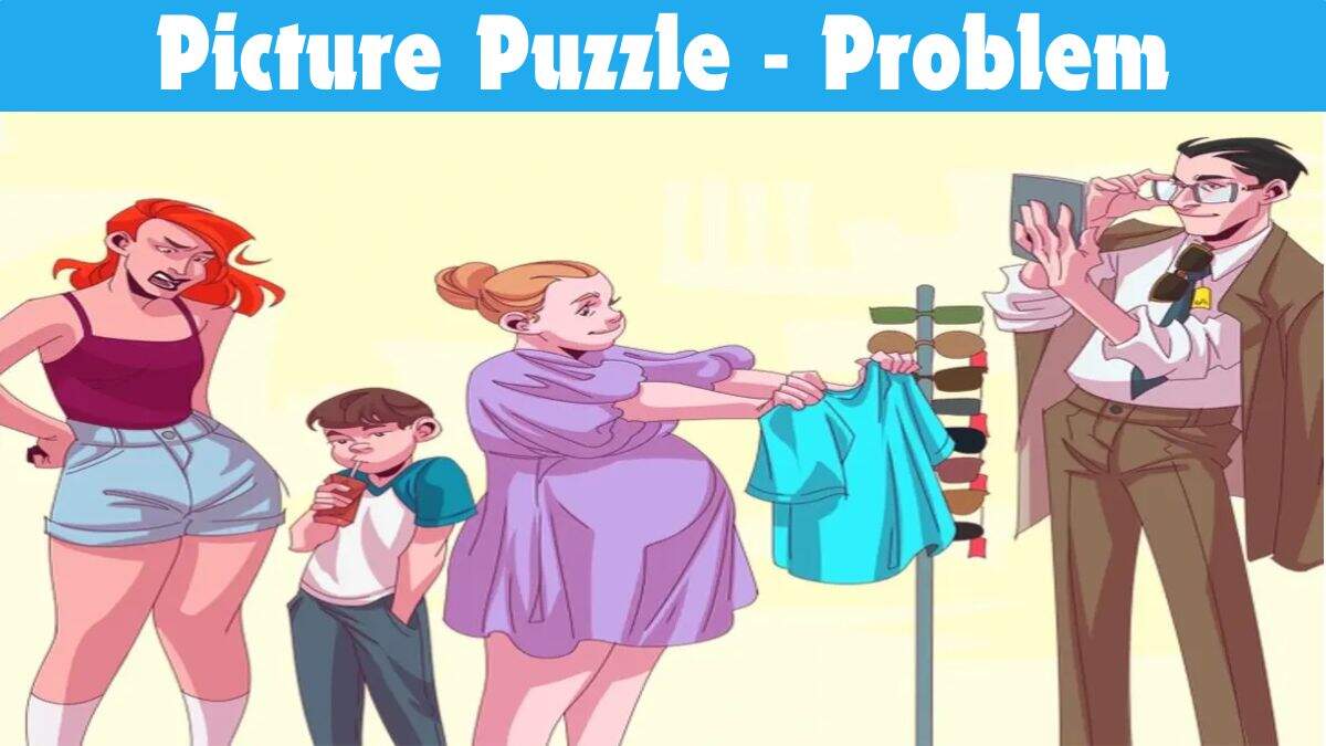 Picture Puzzle IQ Test: Which person is the thief? Solve in 23 Seconds!