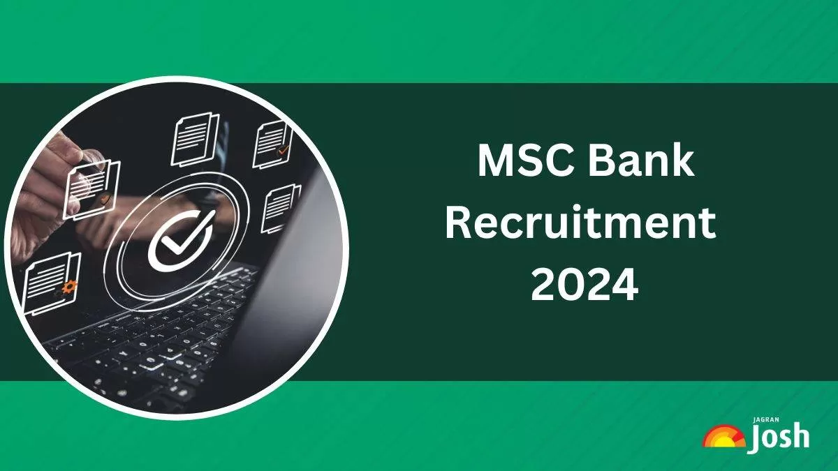 MSC Bank Recruitment 2024