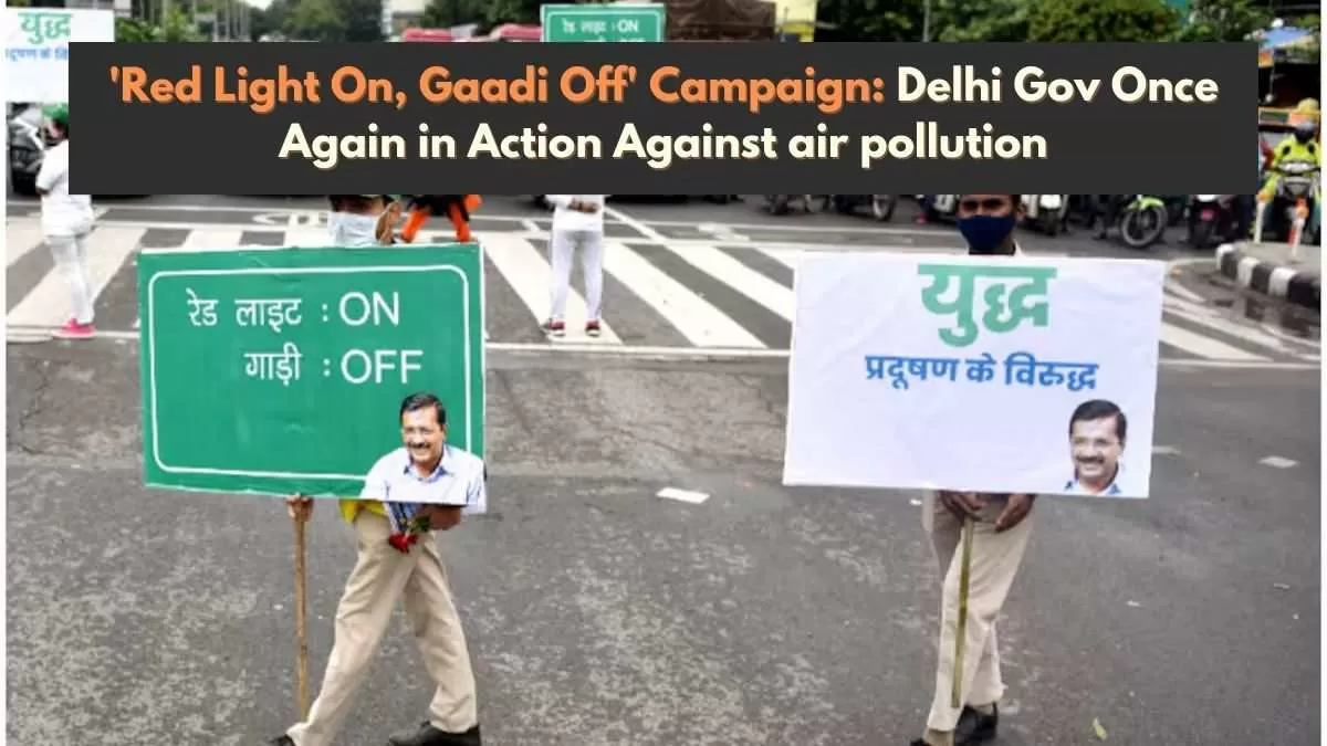 The campaign was launched when the Air Quality Index (AQI) in Delhi was in the 'poor' category.