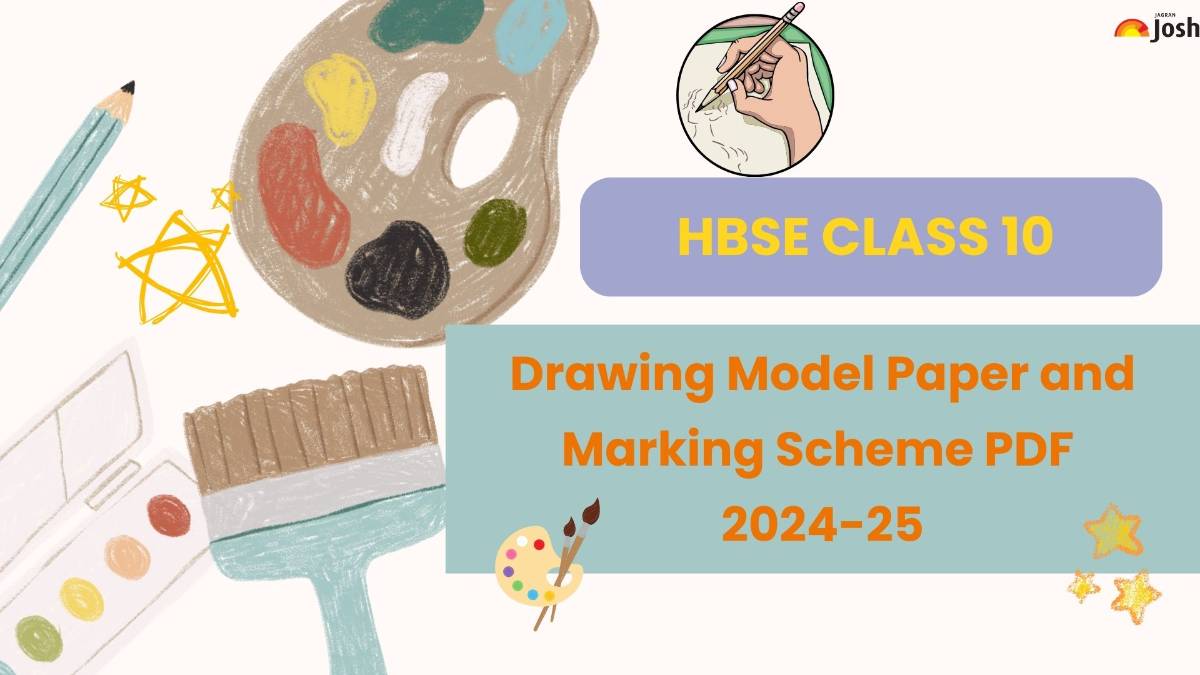 Haryana Board Class 10 Drawing Model Paper With Solution 2024-25: Download PDF For Free