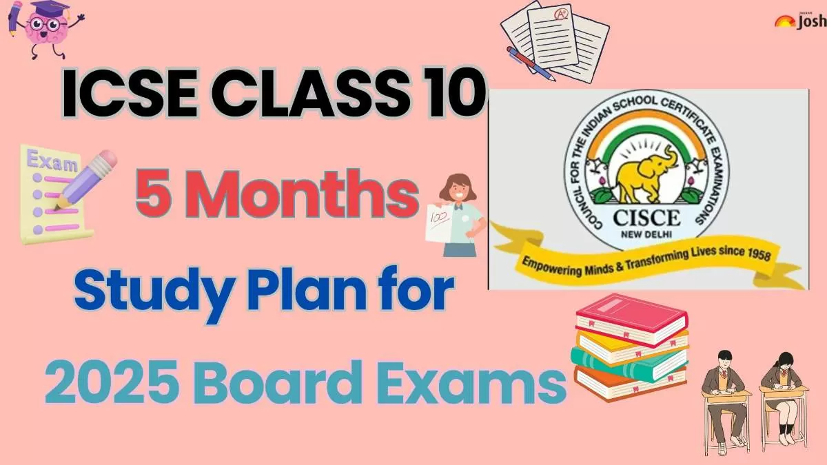 ICSE Class 10 Five Month Study Plan for 2025 Exam.