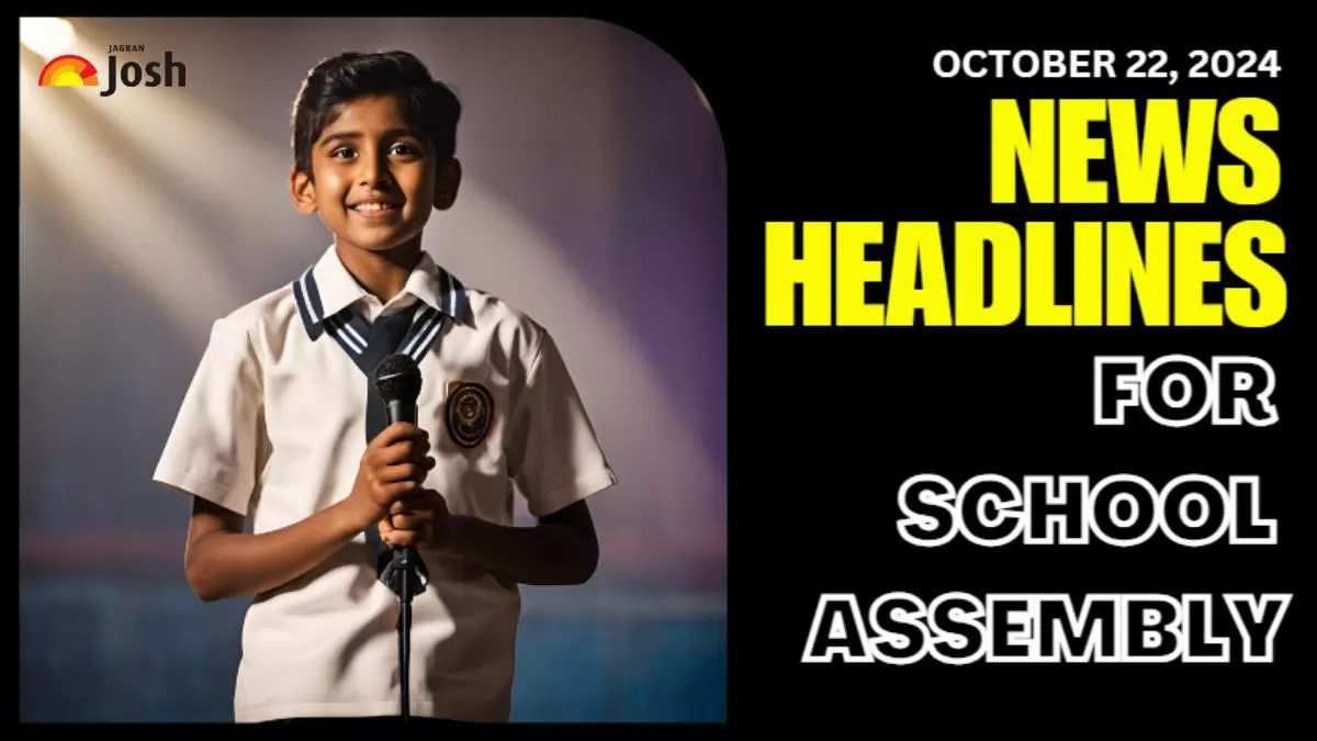 Get here today’s and tomorrow's news headlines in English for School Assembly.