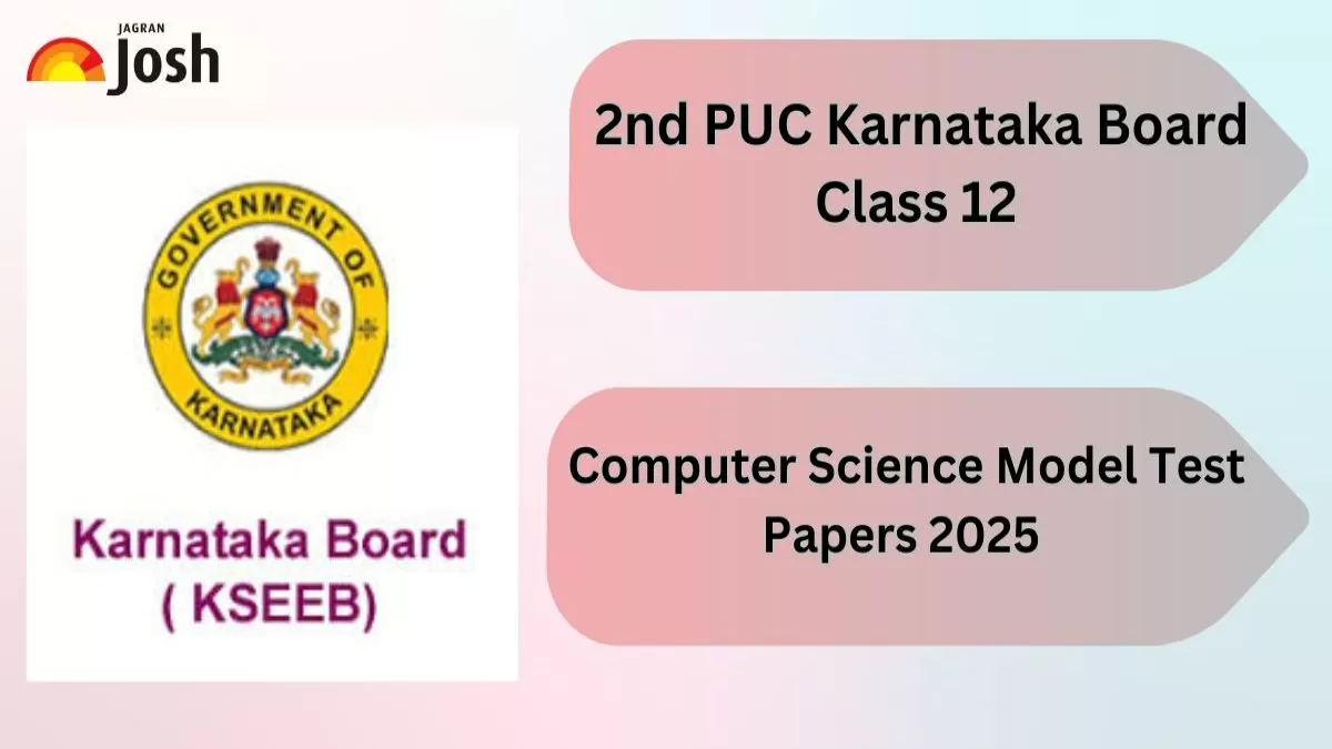 KSEAB 2nd PUC Computer Science Model Paper 2024-25