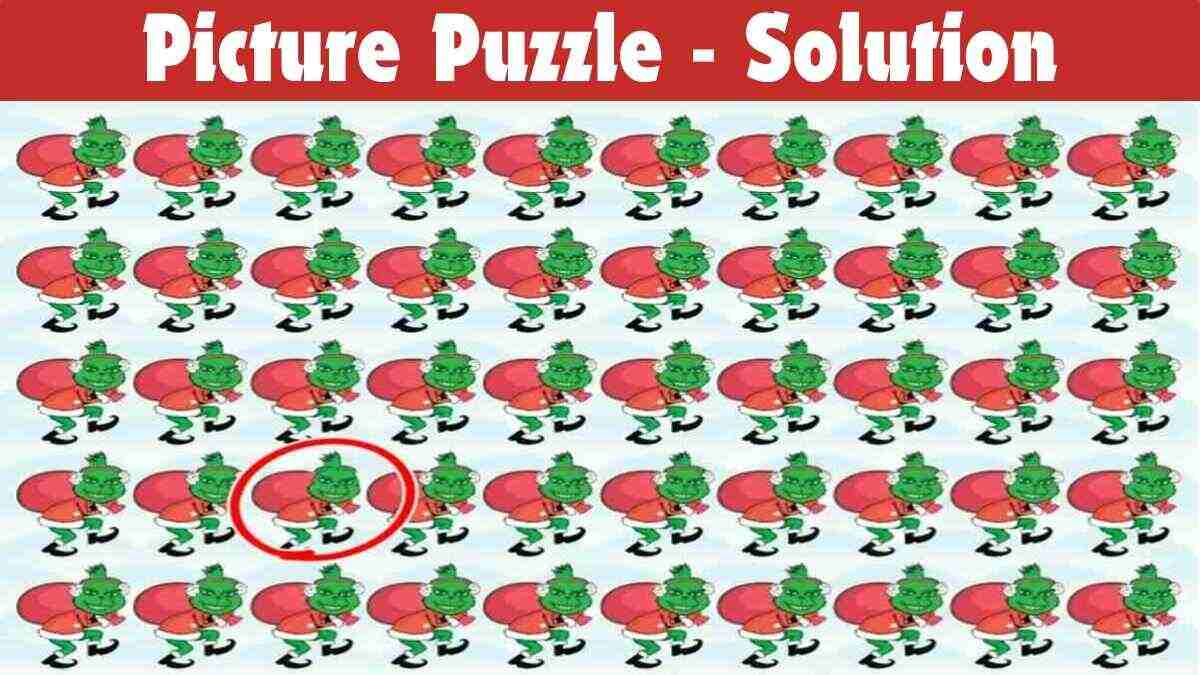 Picture Puzzle IQ Test: Where is the odd Grinch? Test your 125+ IQ by Find Him in 24 Seconds!