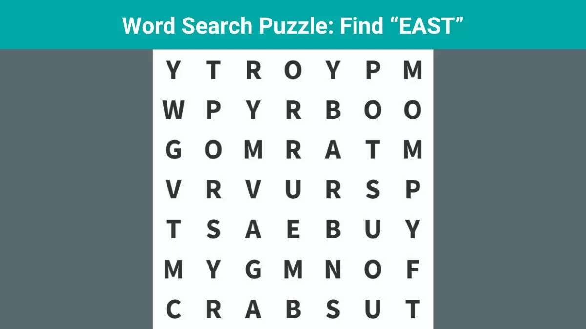 Find EAST in 6 seconds