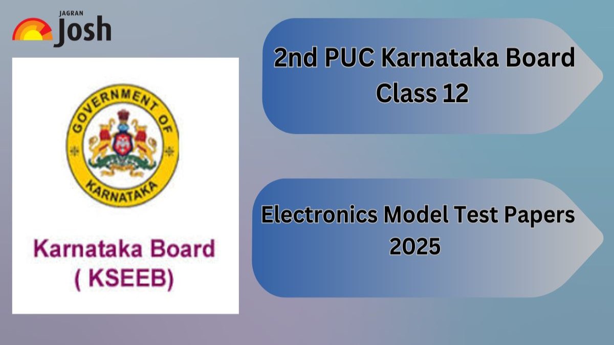 2nd PUC Karnataka Board Class 12 Electronics Model Question Paper 2025: Download Free PDF! 
