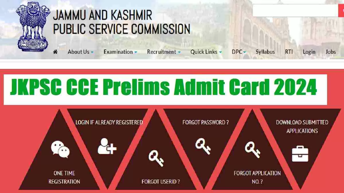 Get the direct link to JKPSC CCE Prelims Admit Card 2024 here.