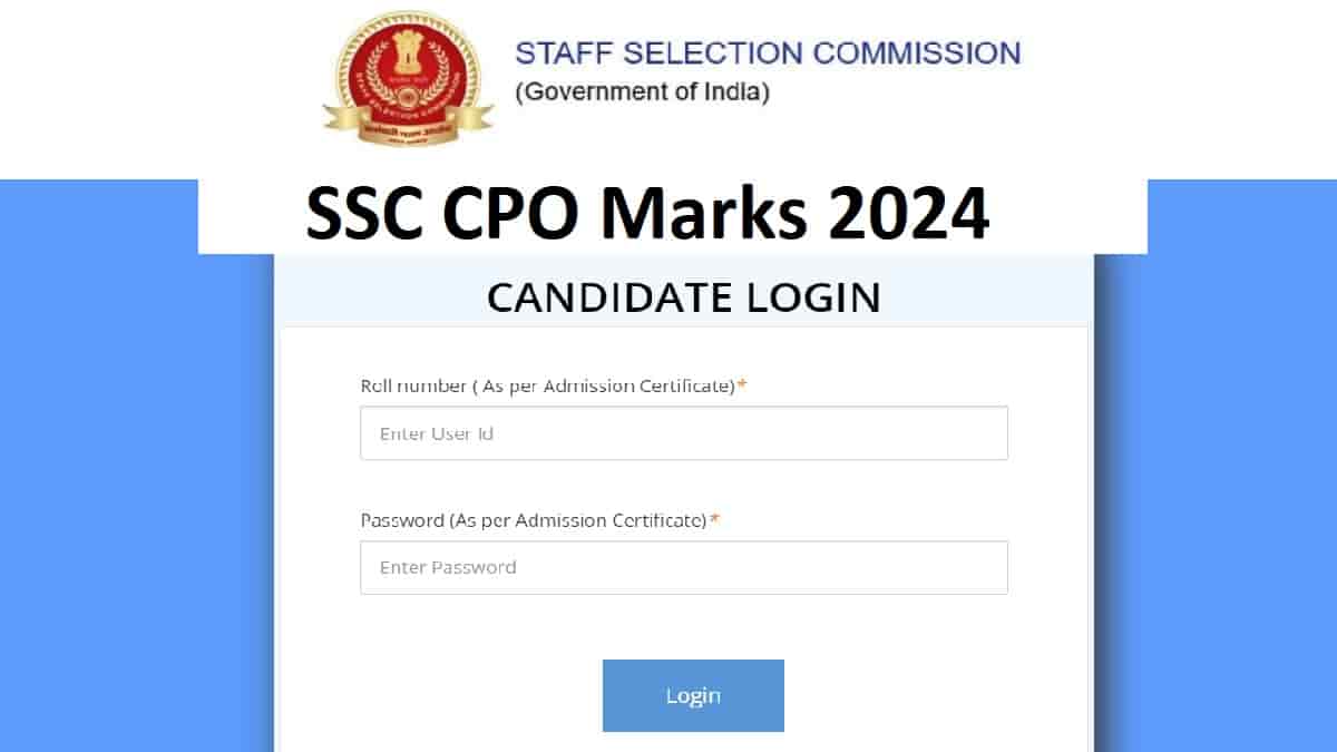 SSC CPO Marks 2024 OUT at ssc.gov.in: Download SI Final Answer Key and Question Paper