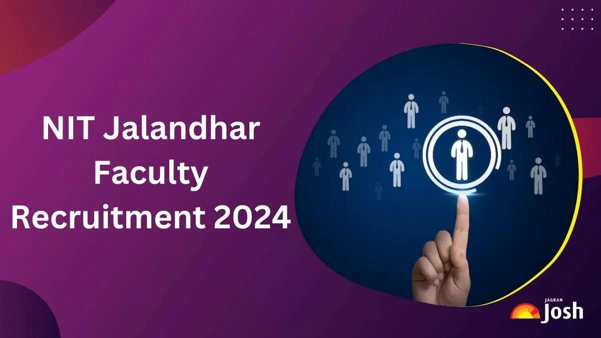 NIT Jalandhar Faculty Recruitment 2024
