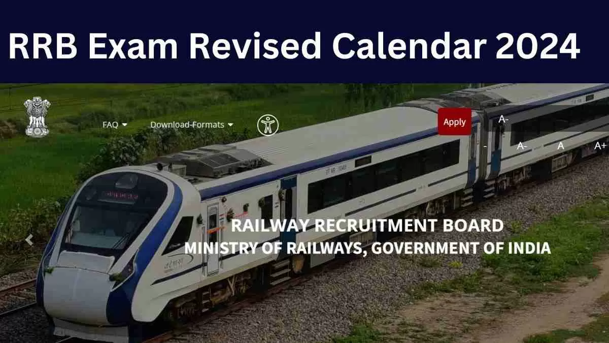 RRB Exam Revised Calender 2024: भारतीय रेलवे ने तकनीशियन और जूनियर इंजीनियर पदों के लिए नई परीक्षा तिथियों की घोषणा कर दी है
